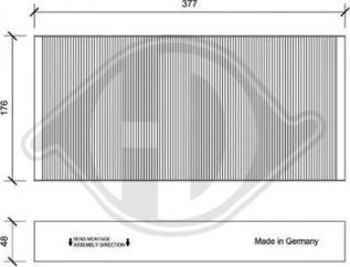 Diederichs DCI0152 - Filtre, air de l'habitacle cwaw.fr