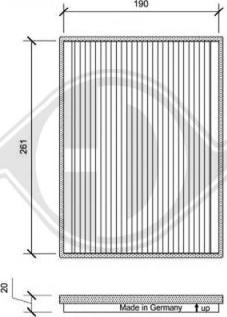 Diederichs DCI0157 - Filtre, air de l'habitacle cwaw.fr