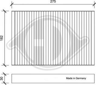 Diederichs DCI0168 - Filtre, air de l'habitacle cwaw.fr