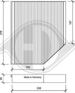 Diederichs DCI0163 - Filtre, air de l'habitacle cwaw.fr