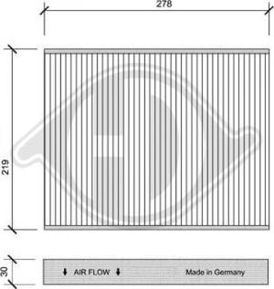 Diederichs DCI0104 - Filtre, air de l'habitacle cwaw.fr