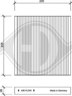 Diederichs DCI0106 - Filtre, air de l'habitacle cwaw.fr