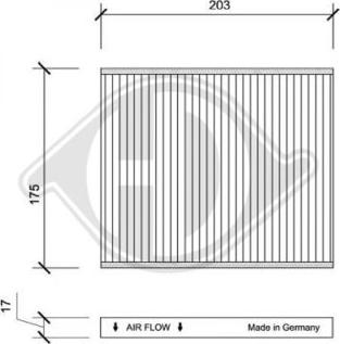 Diederichs DCI0108 - Filtre, air de l'habitacle cwaw.fr