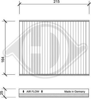 Diederichs DCI0107 - Filtre, air de l'habitacle cwaw.fr