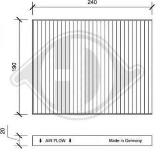 Diederichs DCI0183 - Filtre, air de l'habitacle cwaw.fr