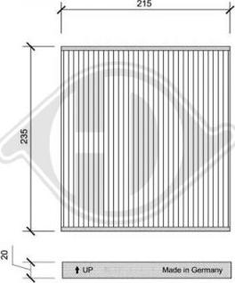 Diederichs DCI0138 - Filtre, air de l'habitacle cwaw.fr