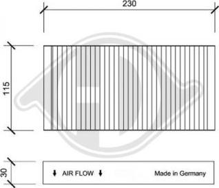 Diederichs DCI0133 - Filtre, air de l'habitacle cwaw.fr