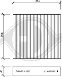 Diederichs DCI0137 - Filtre, air de l'habitacle cwaw.fr