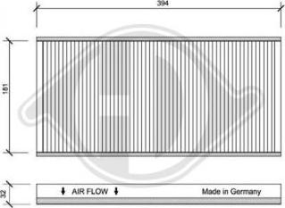 Diederichs DCI0125 - Filtre, air de l'habitacle cwaw.fr