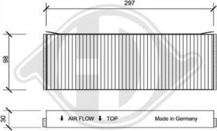 Diederichs DCI0120S - Filtre, air de l'habitacle cwaw.fr