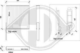 Diederichs DCI0123-1 - Filtre, air de l'habitacle cwaw.fr