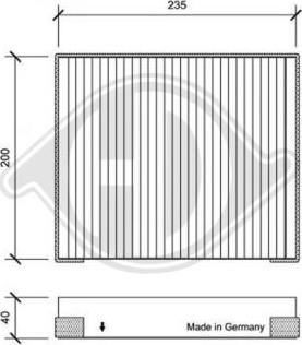 Diederichs DCI0179 - Filtre, air de l'habitacle cwaw.fr