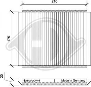 Diederichs DCI0174 - Filtre, air de l'habitacle cwaw.fr