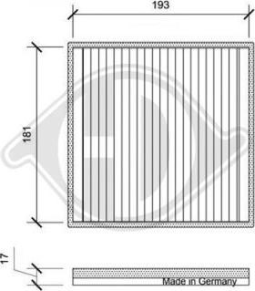 Diederichs DCI0175 - Filtre, air de l'habitacle cwaw.fr