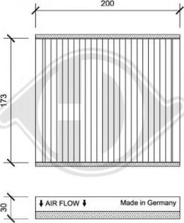 Diederichs DCI0177 - Filtre, air de l'habitacle cwaw.fr