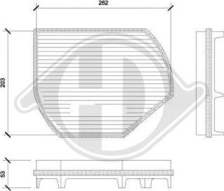 Diederichs DCI0800 - Filtre, air de l'habitacle cwaw.fr