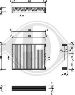 Diederichs DCI0807 - Filtre, air de l'habitacle cwaw.fr