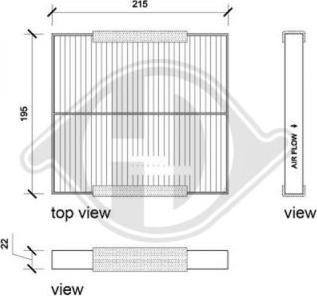 Diederichs DCI0834 - Filtre, air de l'habitacle cwaw.fr