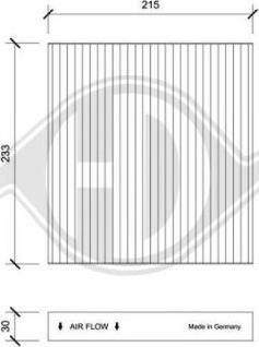 Diederichs DCI0244 - Filtre, air de l'habitacle cwaw.fr