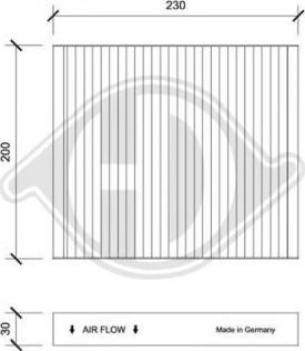 Diederichs DCI0246 - Filtre, air de l'habitacle cwaw.fr