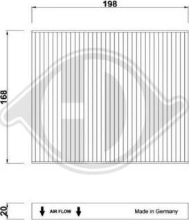 Diederichs DCI0259 - Filtre, air de l'habitacle cwaw.fr