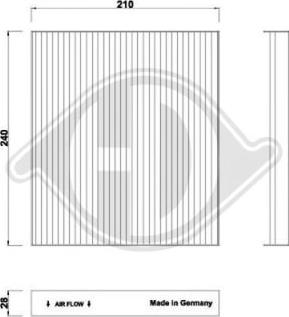 Diederichs DCI0266 - Filtre, air de l'habitacle cwaw.fr