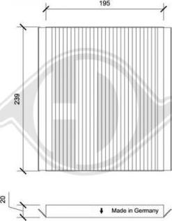 Diederichs DCI0204 - Filtre, air de l'habitacle cwaw.fr