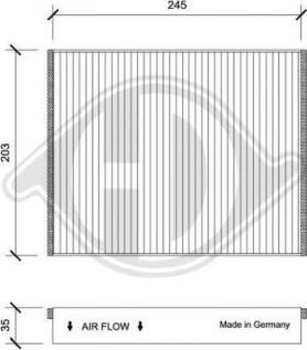 Diederichs DCI0211 - Filtre, air de l'habitacle cwaw.fr