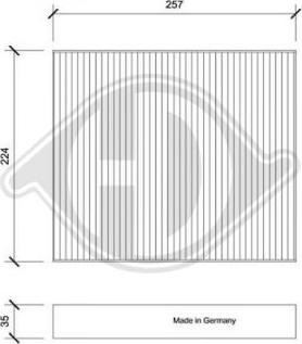 Diederichs DCI0213 - Filtre, air de l'habitacle cwaw.fr