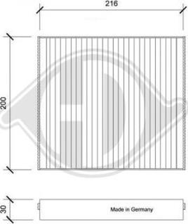 Diederichs DCI0230 - Filtre, air de l'habitacle cwaw.fr