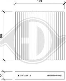 Diederichs DCI0238 - Filtre, air de l'habitacle cwaw.fr