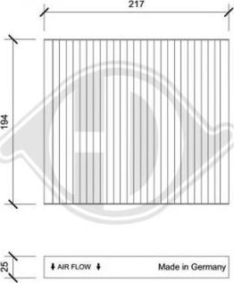 Diederichs DCI0233 - Filtre, air de l'habitacle cwaw.fr