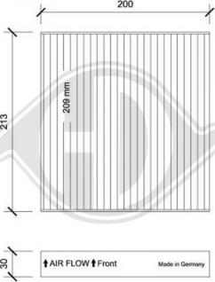 Diederichs DCI0222 - Filtre, air de l'habitacle cwaw.fr