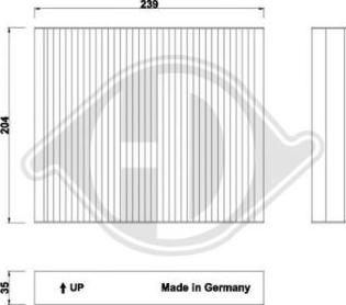 Diederichs DCI0271 - Filtre, air de l'habitacle cwaw.fr