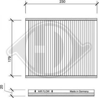 Diederichs DCI1090 - Filtre, air de l'habitacle cwaw.fr