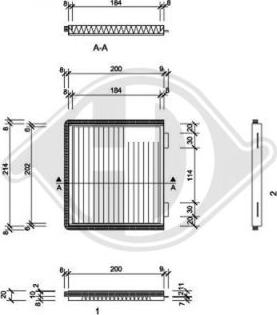 Diederichs DCI1098 - Filtre, air de l'habitacle cwaw.fr