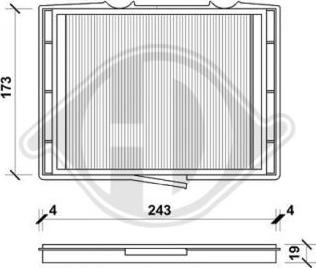 Diederichs DCI1042 - Filtre, air de l'habitacle cwaw.fr