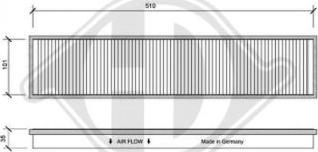 Diederichs DCI1058 - Filtre, air de l'habitacle cwaw.fr