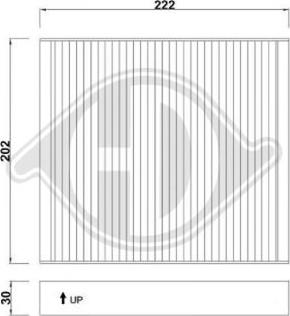 Diederichs DCI1064 - Filtre, air de l'habitacle cwaw.fr