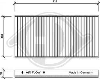 Diederichs DCI1068 - Filtre, air de l'habitacle cwaw.fr