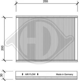 Diederichs DCI1062 - Filtre, air de l'habitacle cwaw.fr