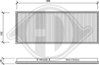 Diederichs DCI1009 - Filtre, air de l'habitacle cwaw.fr