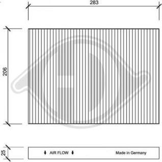 Diederichs DCI1005 - Filtre, air de l'habitacle cwaw.fr