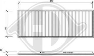 Diederichs DCI1001 - Filtre, air de l'habitacle cwaw.fr