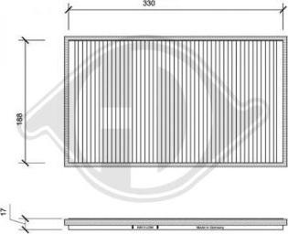 Diederichs DCI1002 - Filtre, air de l'habitacle cwaw.fr