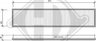 Diederichs DCI1007 - Filtre, air de l'habitacle cwaw.fr