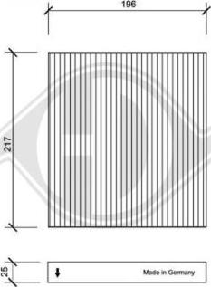 Diederichs DCI1084 - Filtre, air de l'habitacle cwaw.fr