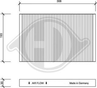 Diederichs DCI1029 - Filtre, air de l'habitacle cwaw.fr