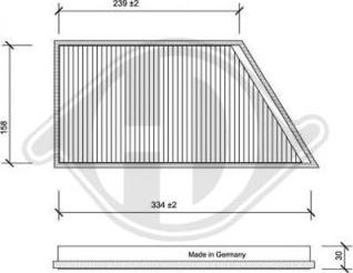 Diederichs DCI1072 - Filtre, air de l'habitacle cwaw.fr