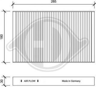 Diederichs DCI1195 - Filtre, air de l'habitacle cwaw.fr